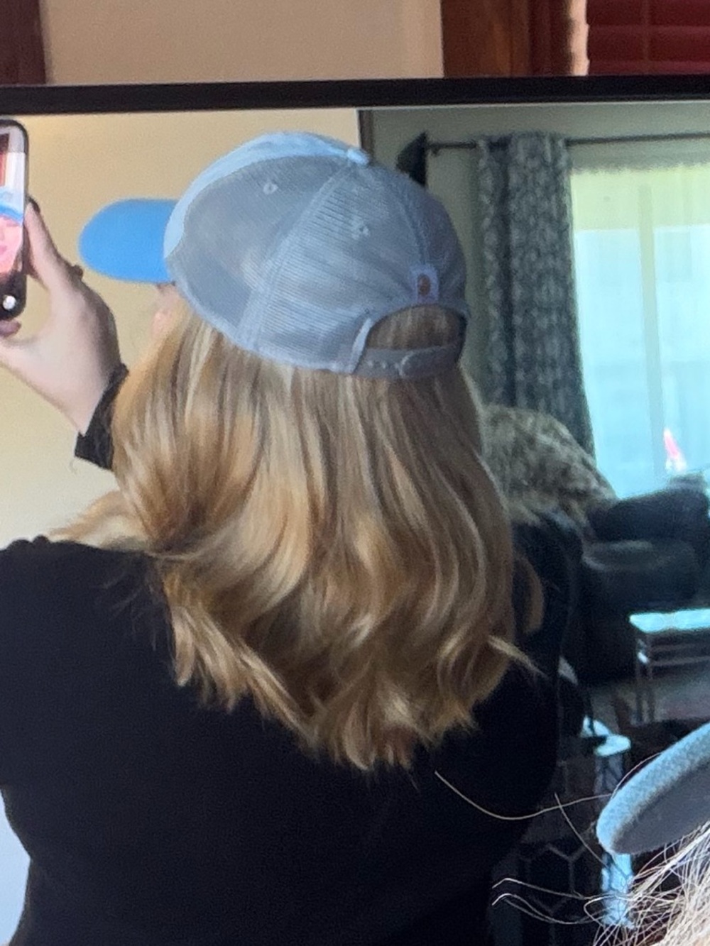 Human Hair hat fall wig golden blonde bob lob remy active summer beanie ball cap - Picture 2 of 14